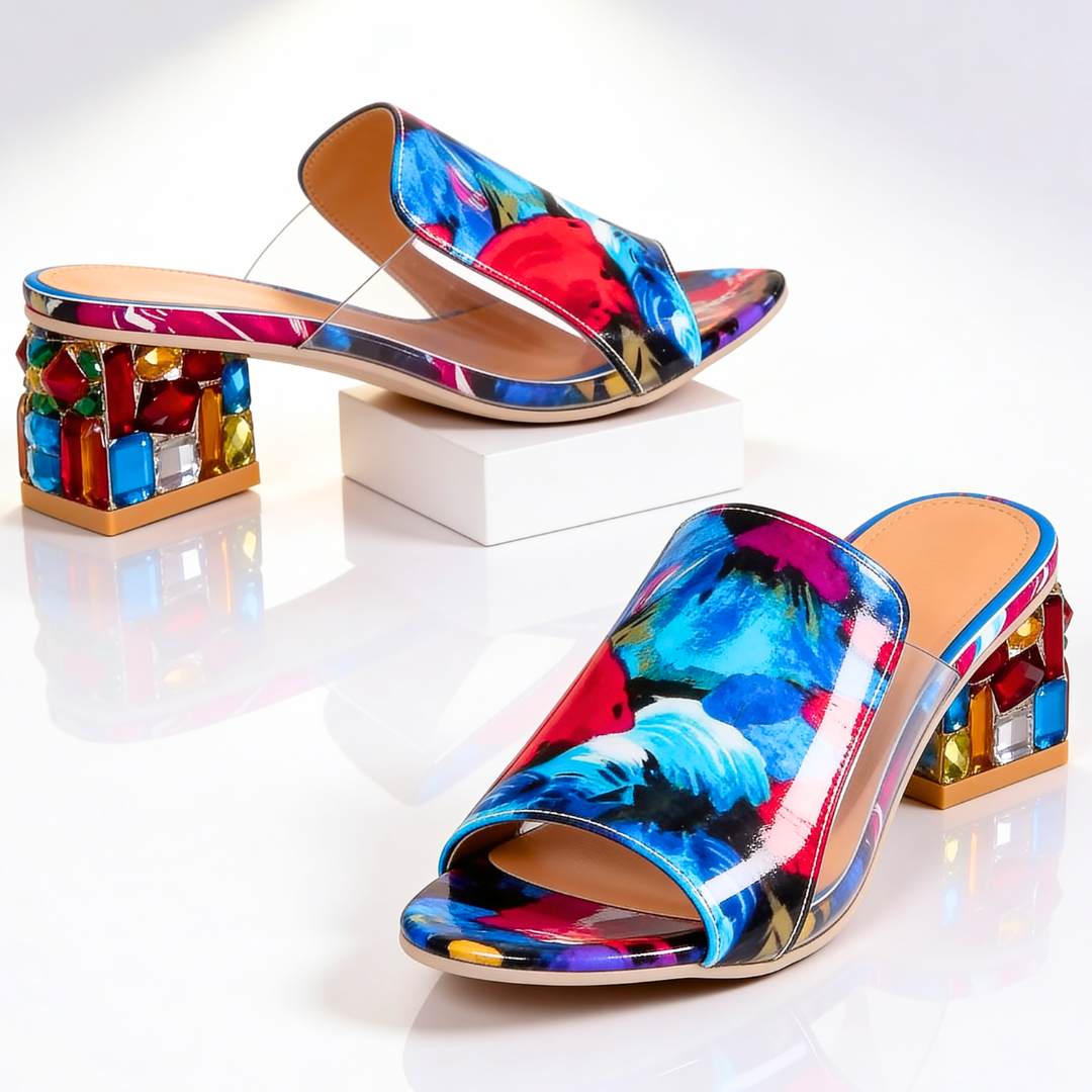 Odessa Jewel Heel Slides