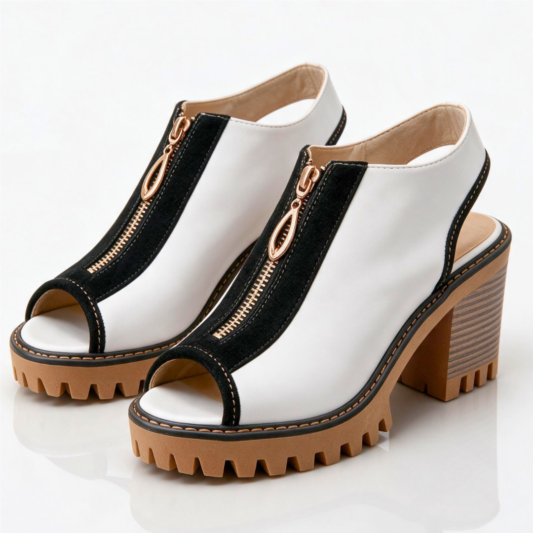 Carmella Zip Heels
