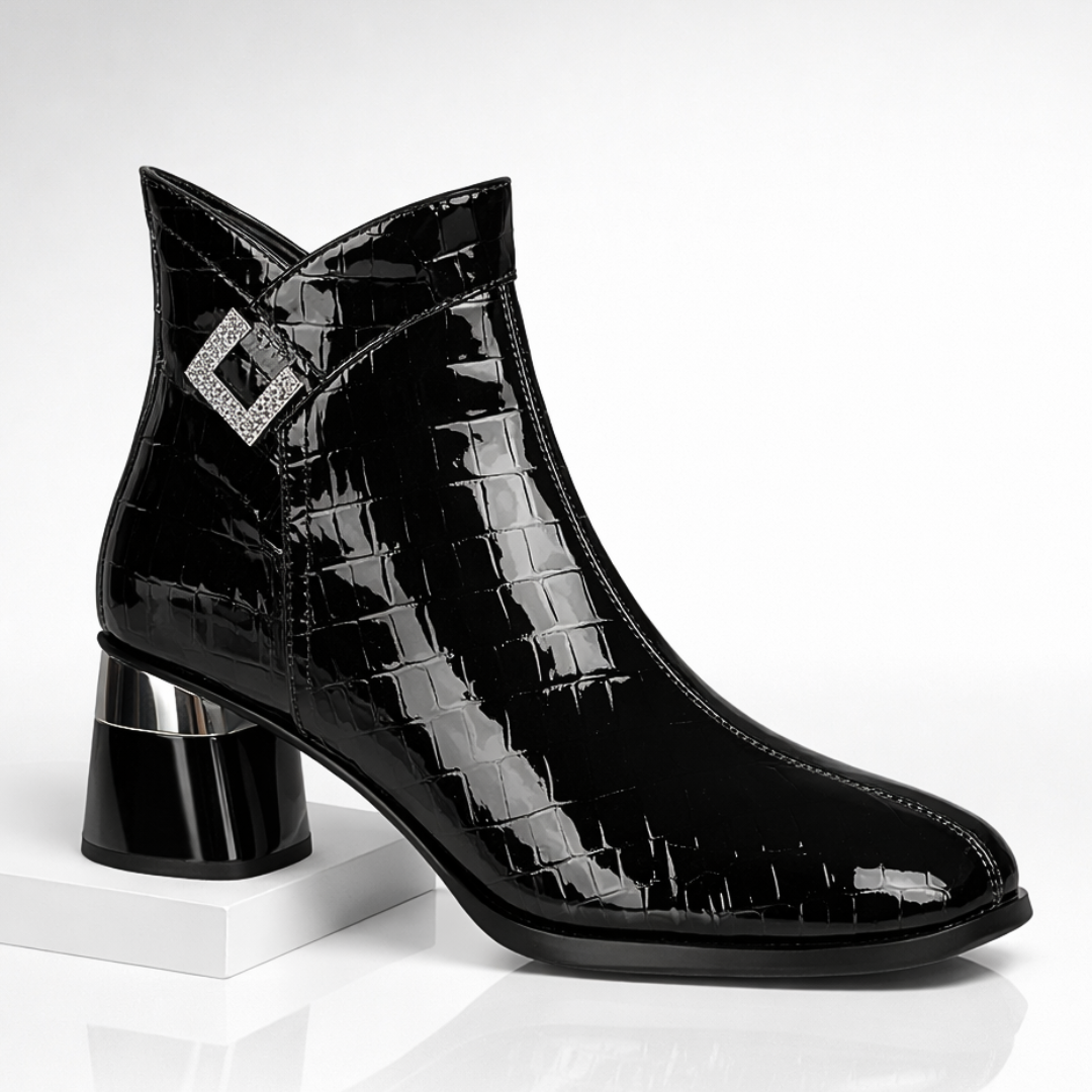 Sofia Rae Gator Ankle Boots
