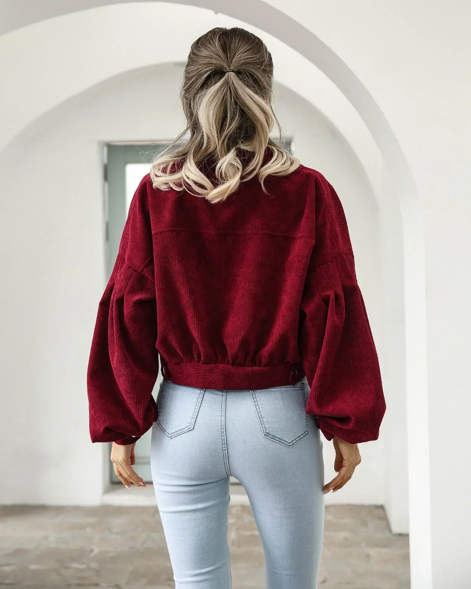 Claremont Corduroy Crop Overshirt