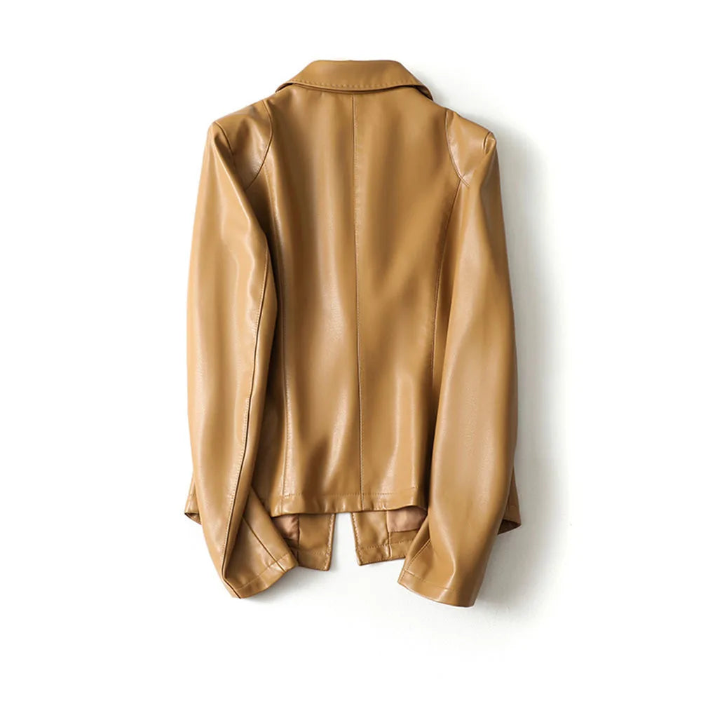 Claremont Lambskin Leather Blazer