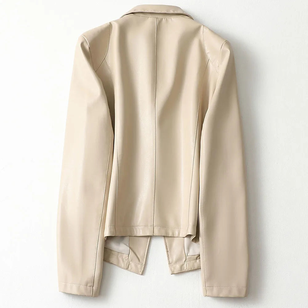 Claremont Lambskin Leather Blazer