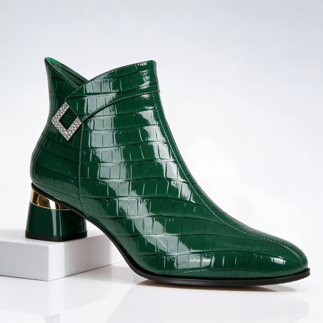 Sofia Rae Gator Ankle Boots