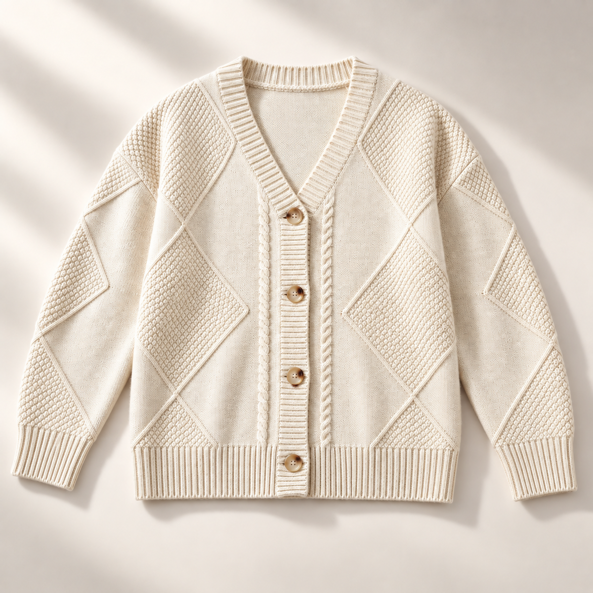 Francine Cable Button Cardigan