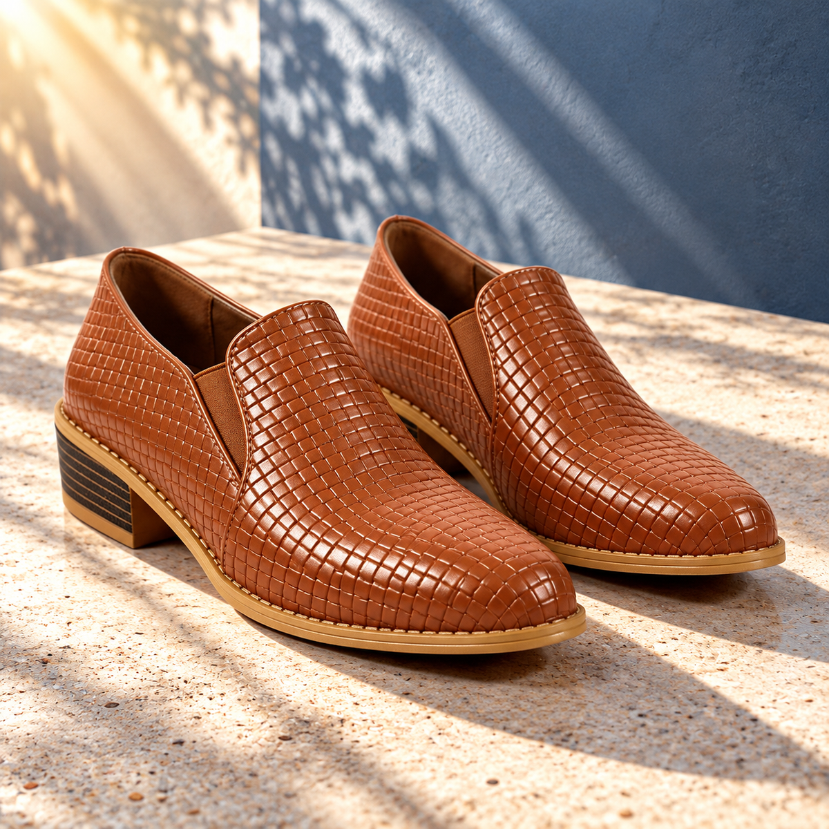 Samantha Woven Slip-Ons