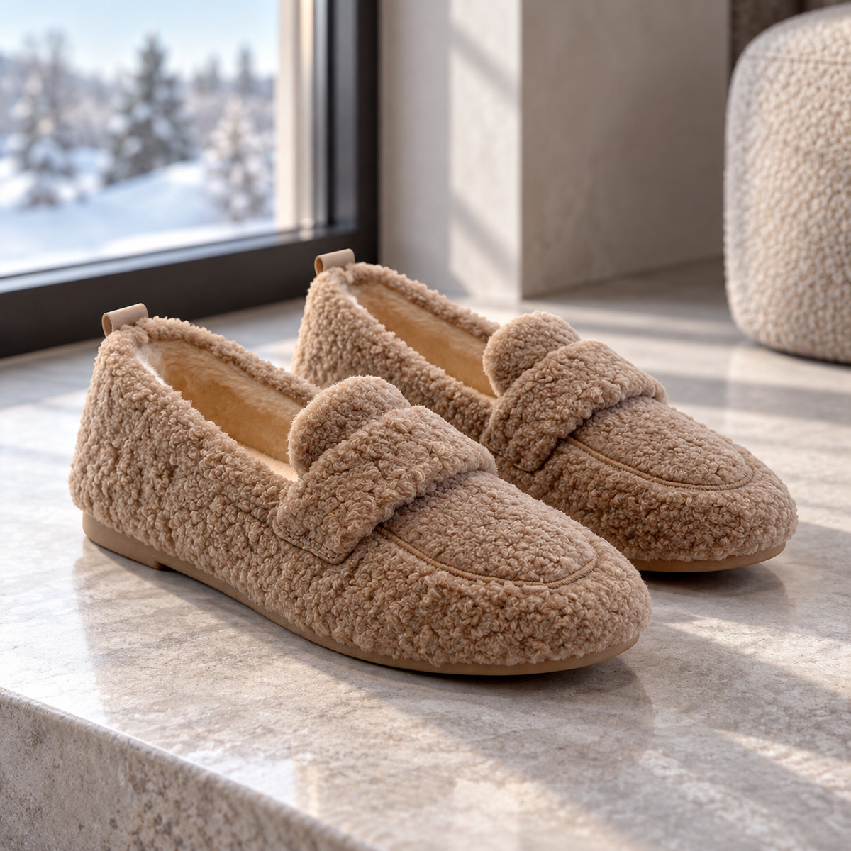 Corra Teddy Loafers