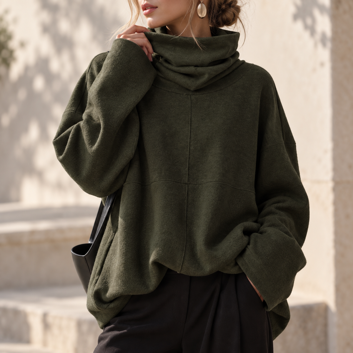 Bella Signature Collar Knit