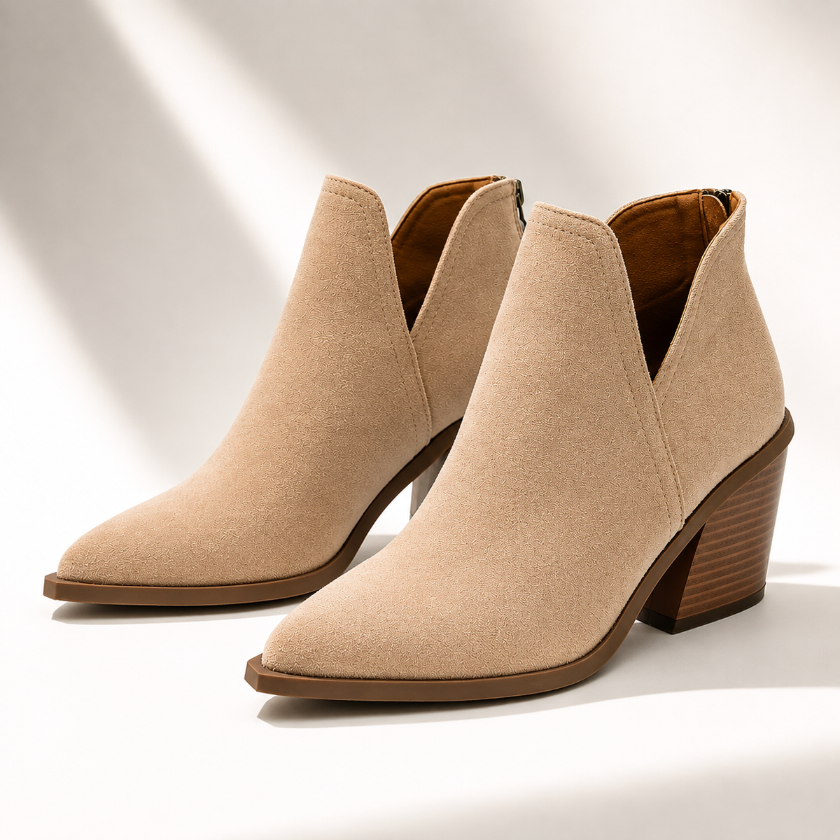 Estelle Suede Ankle Boots