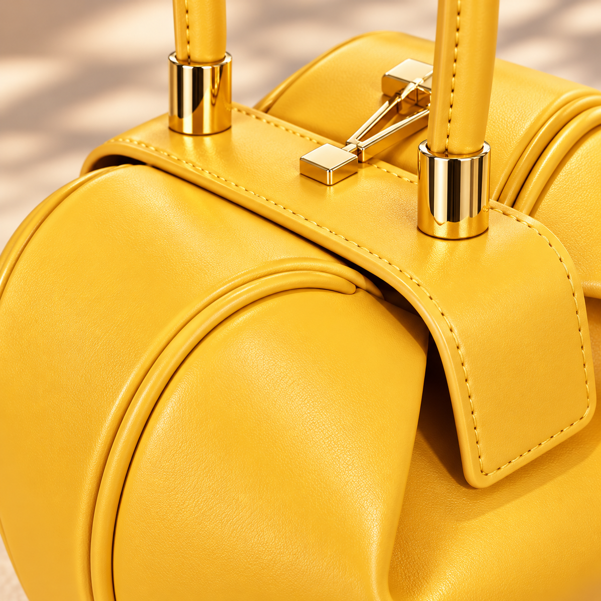Estelle Fold Top-Handle Bag