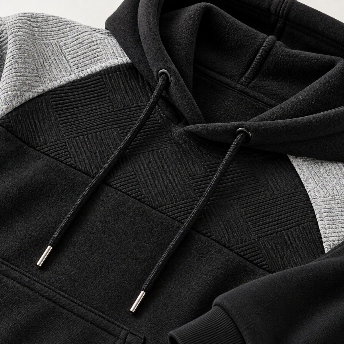 Hutton Panel Fleece Hoodie