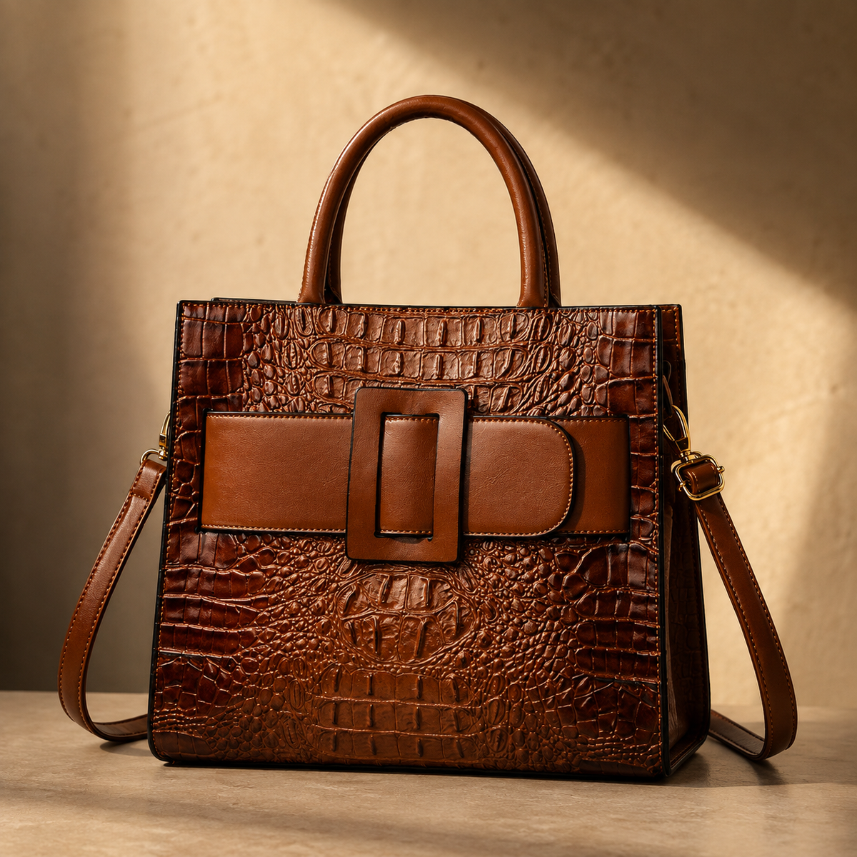 The Carrington Croc Tote
