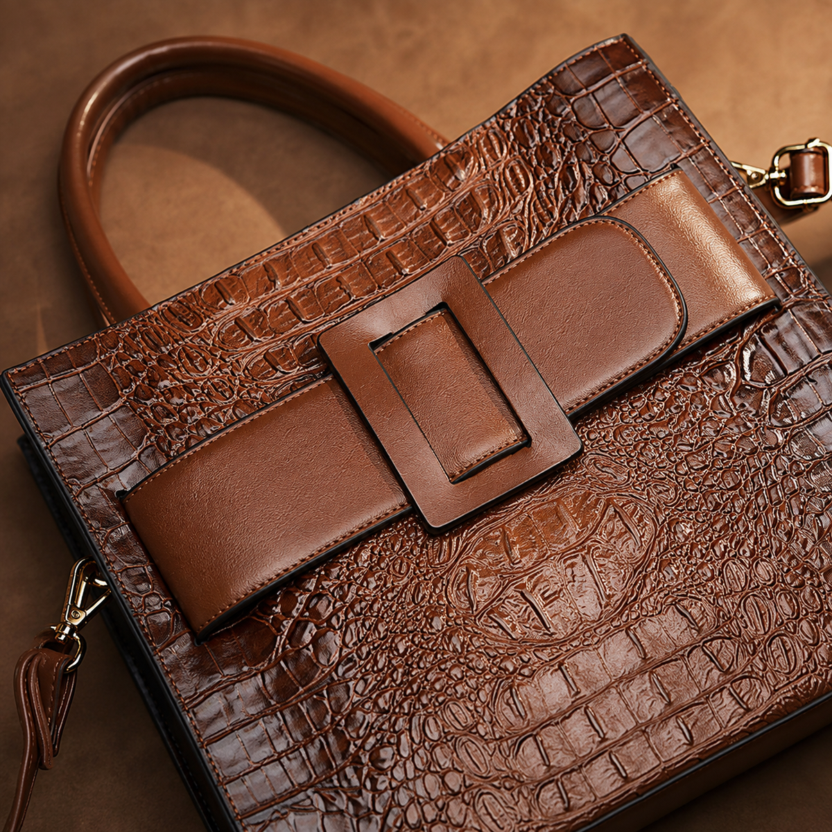 The Carrington Croc Tote