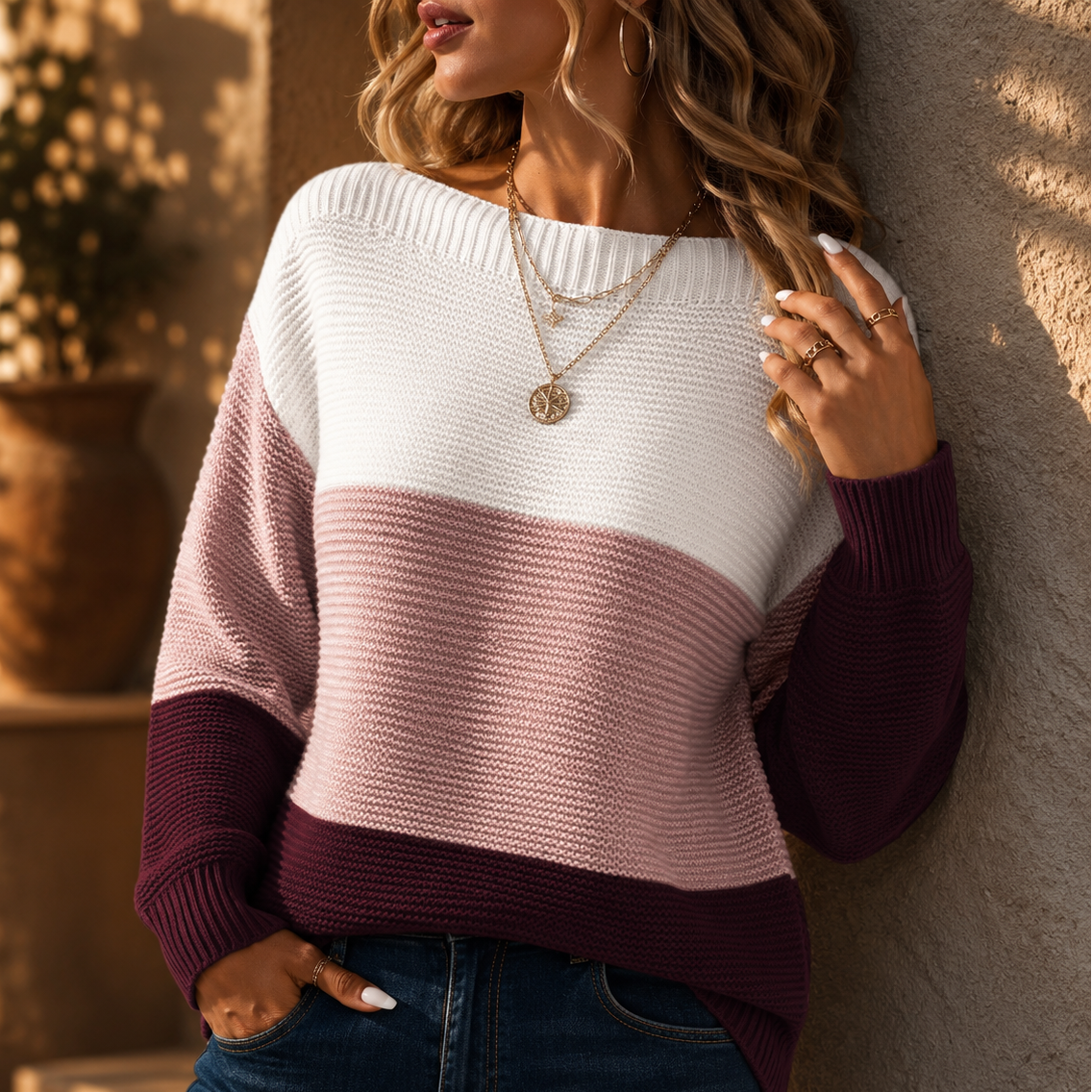 Francine Colorblock Knit