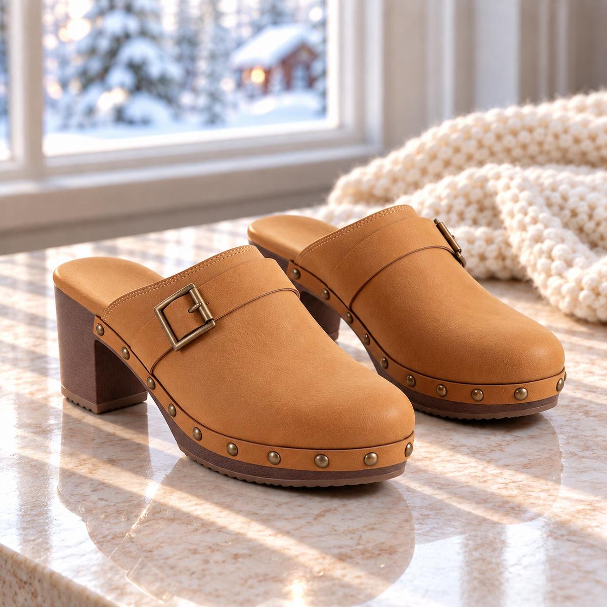Audrey Closed-Toe Mules