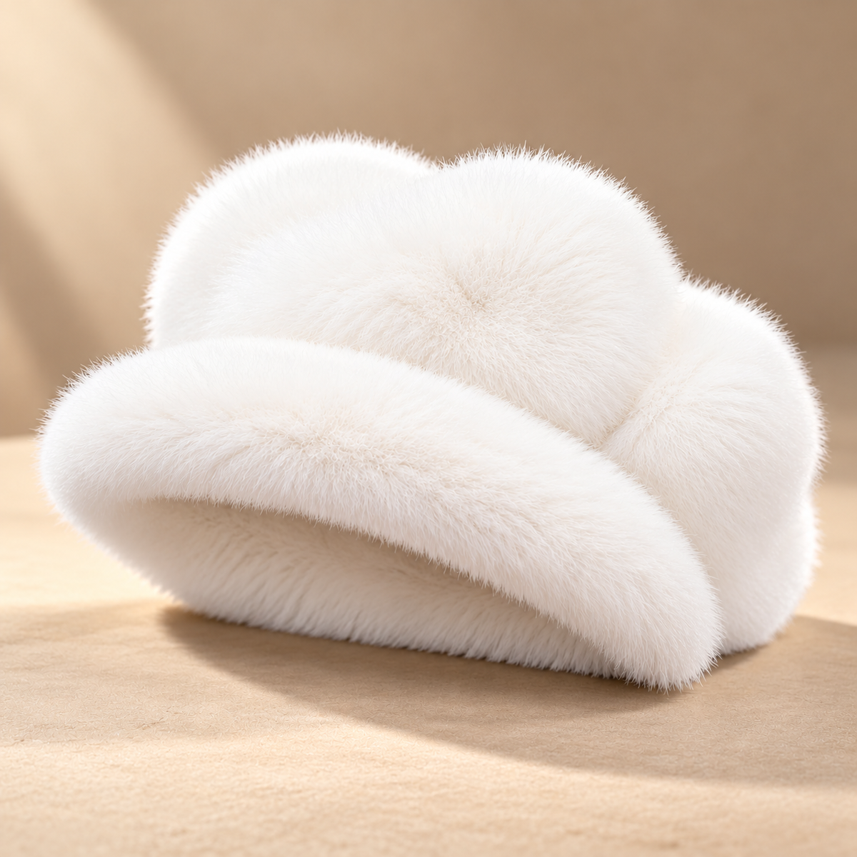 Bianca Plush Newsboy Cap