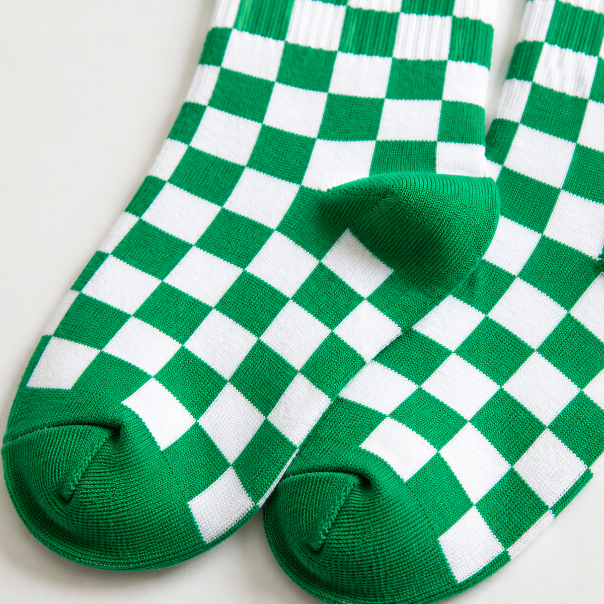 Checkboard Crew Socks