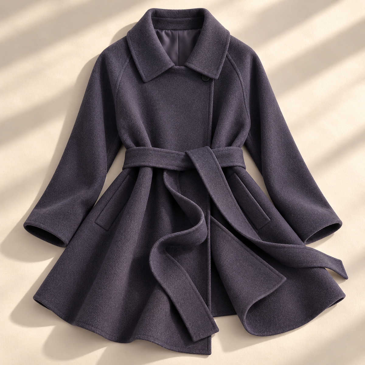 Margaux Belted Wool Coat