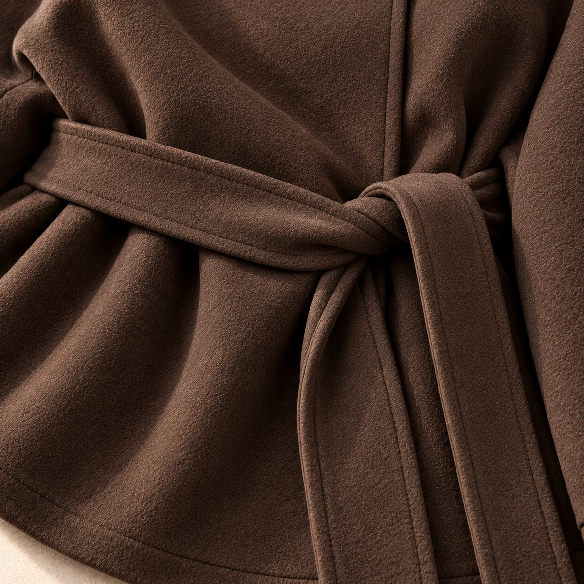 Elena Belted Cape Jacket