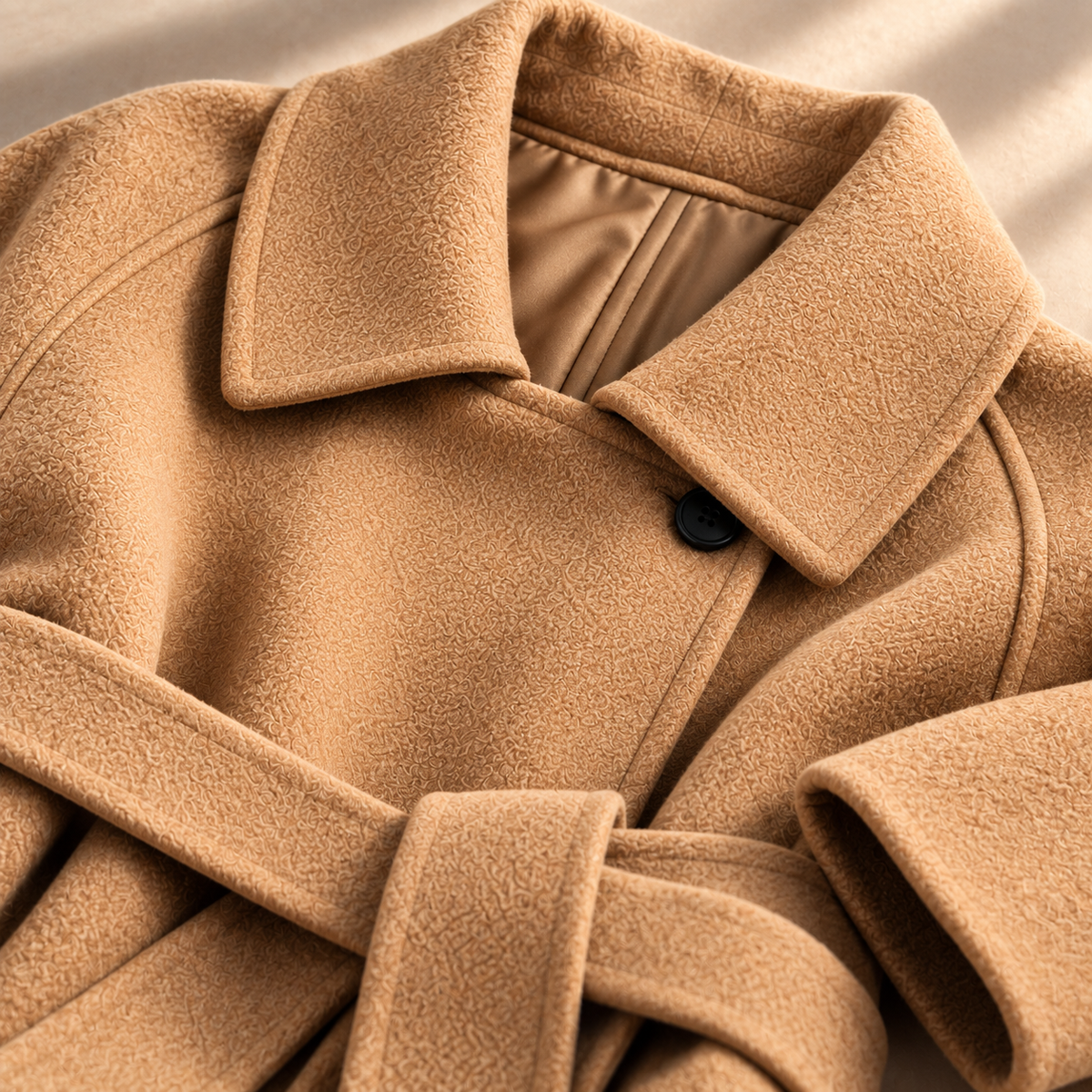 Margaux Belted Wool Coat