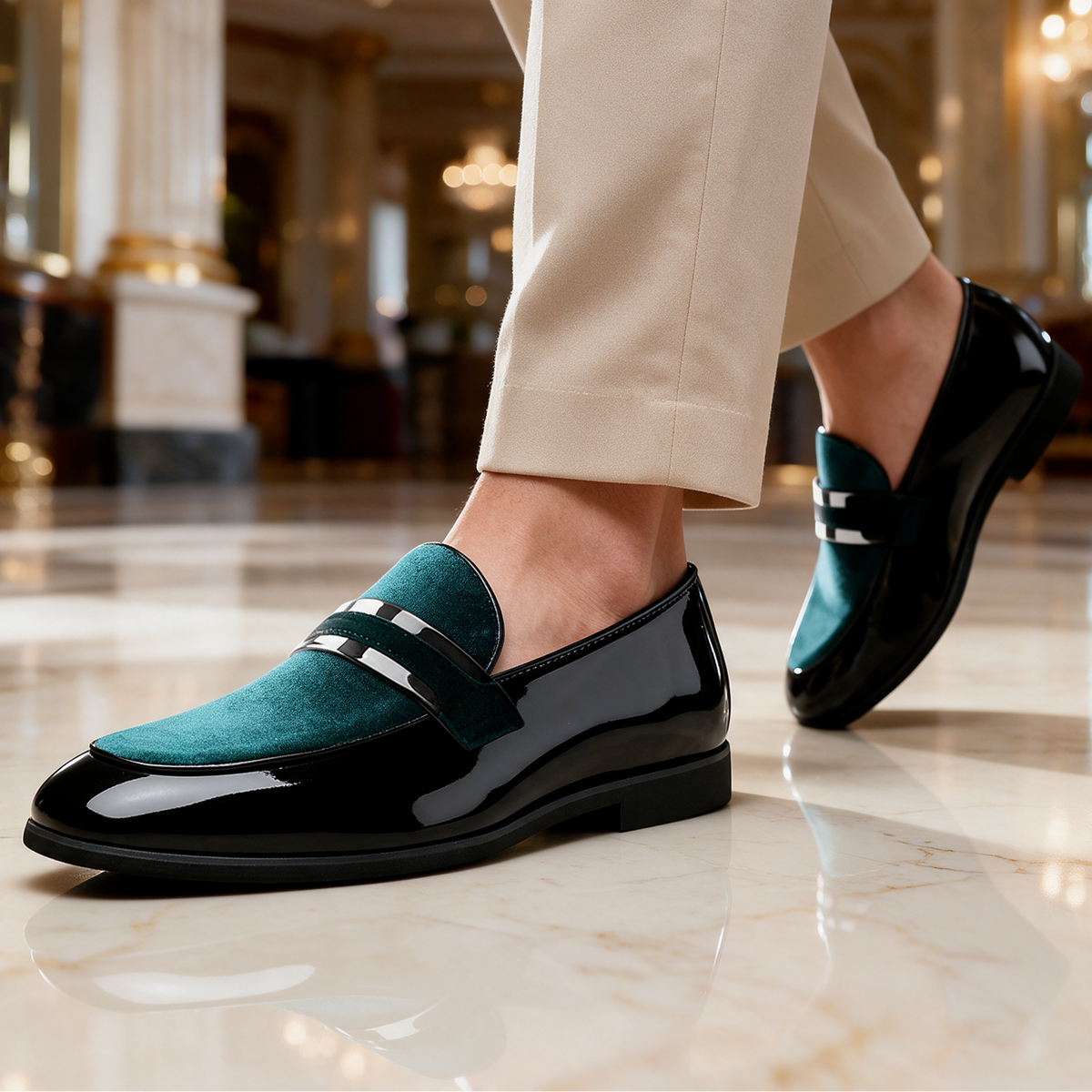 Carlos Velvet Lounge Loafers