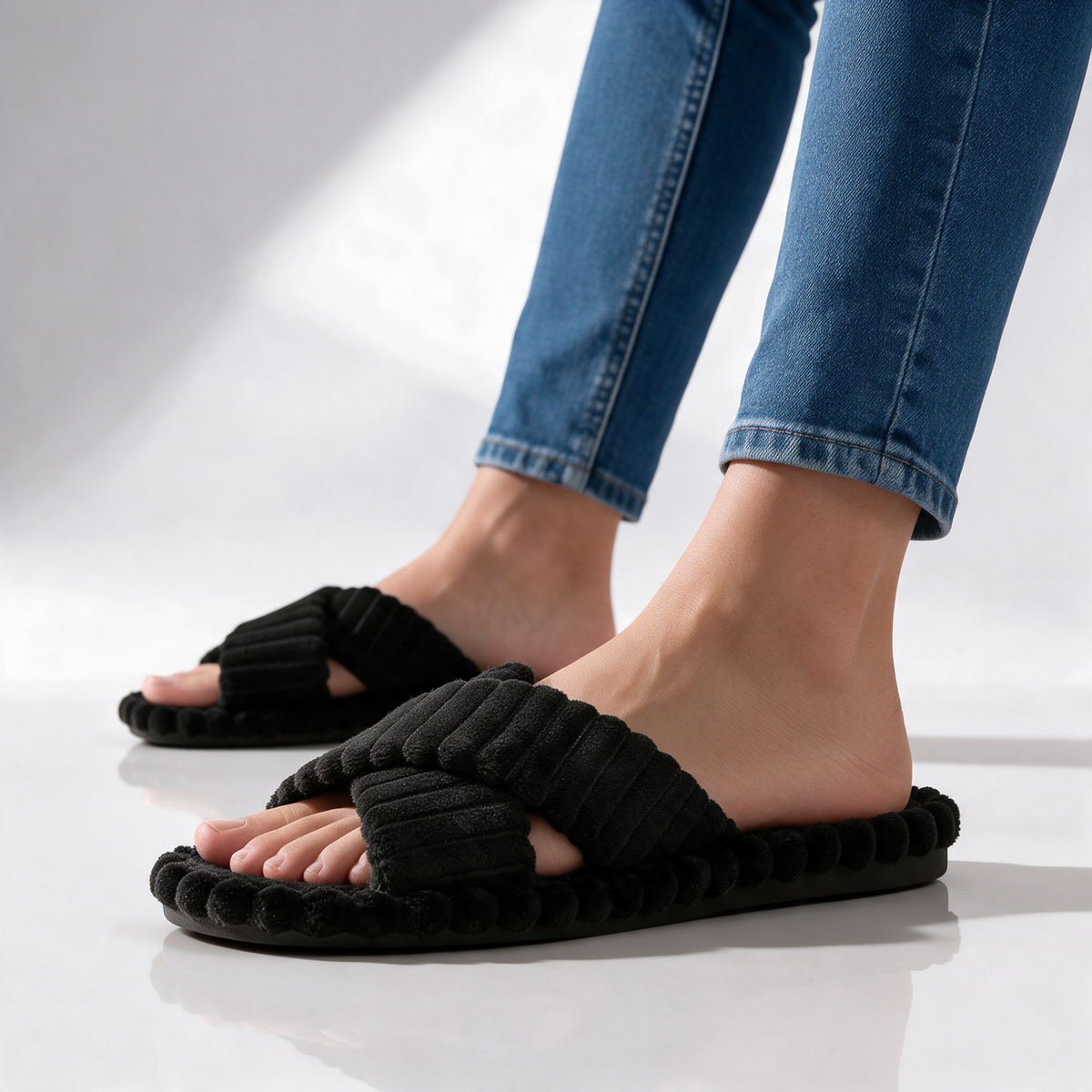 Corra Plush Slippers