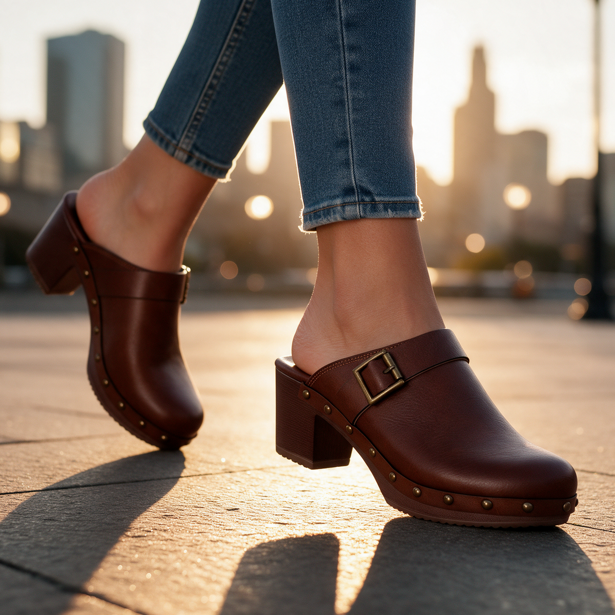 Audrey Closed-Toe Mules
