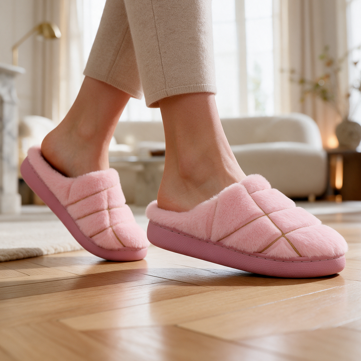 Bianca Sherpa Slippers