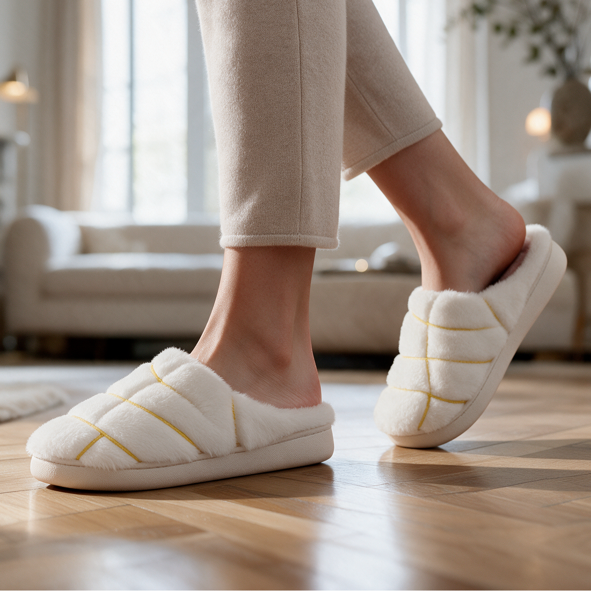 Bianca Sherpa Slippers