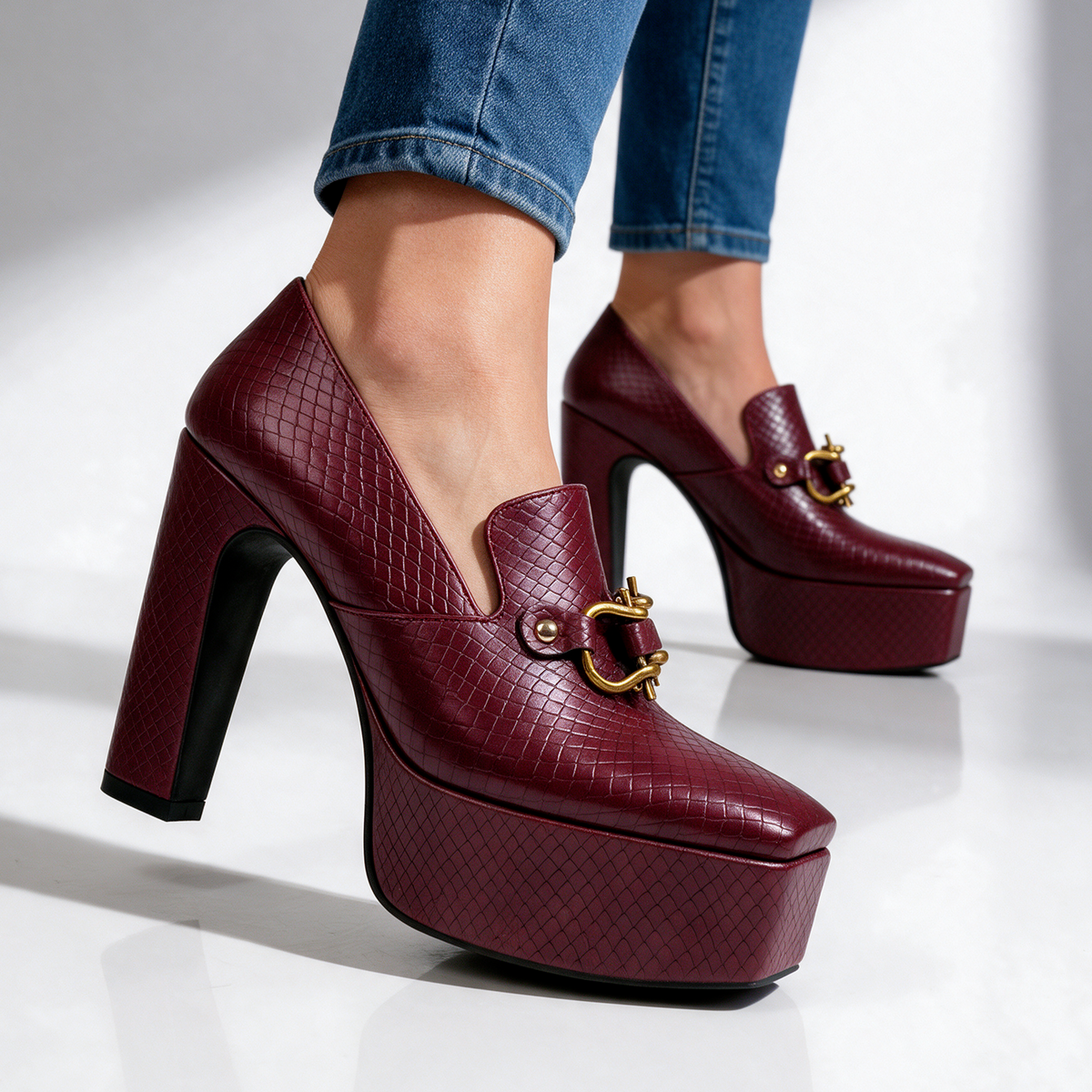 Yvonne Platform Loafer Pumps