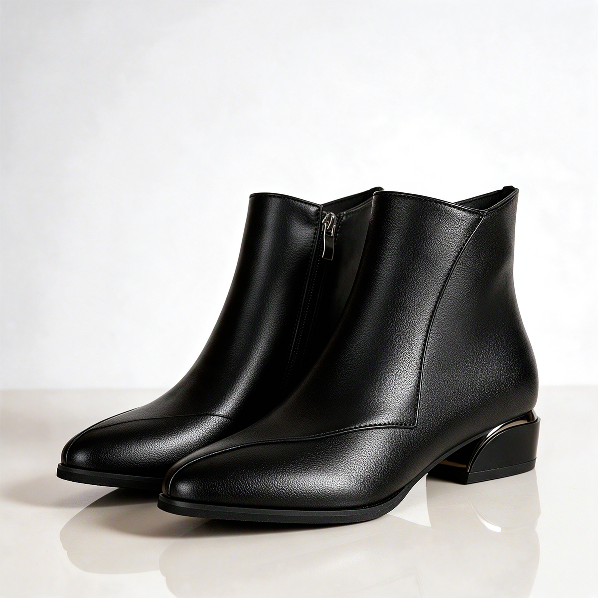 Florentia Gilt Heel Ankle Boot