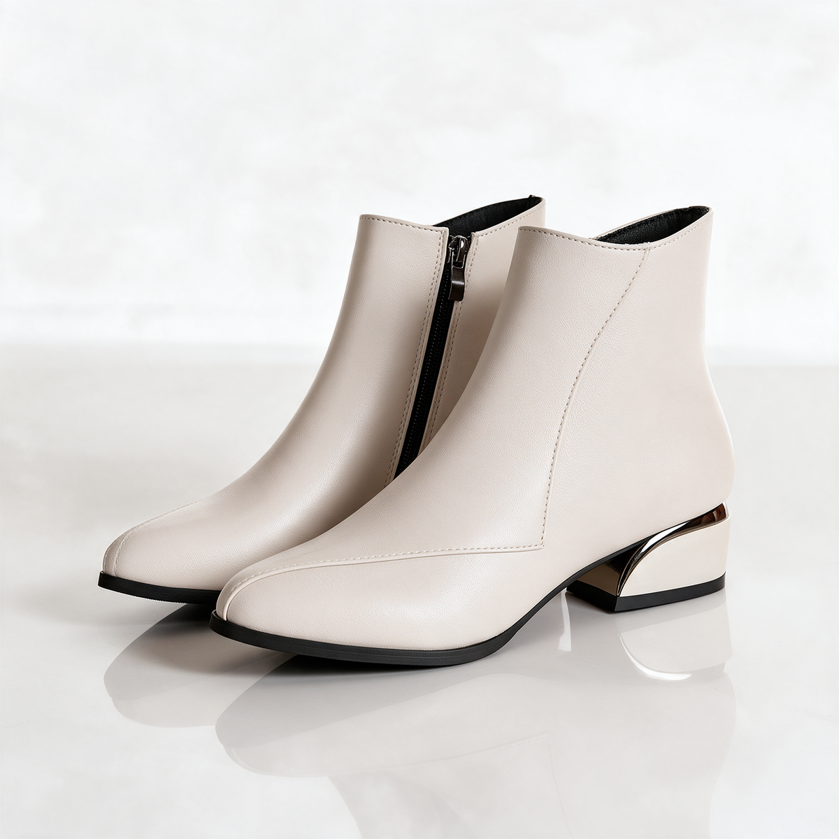 Florentia Gilt Heel Ankle Boot