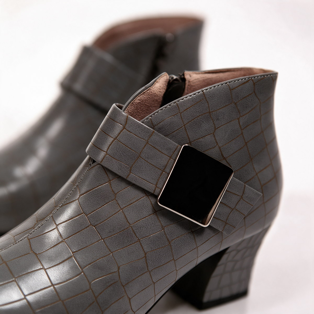 Florentia Croc Block Boots