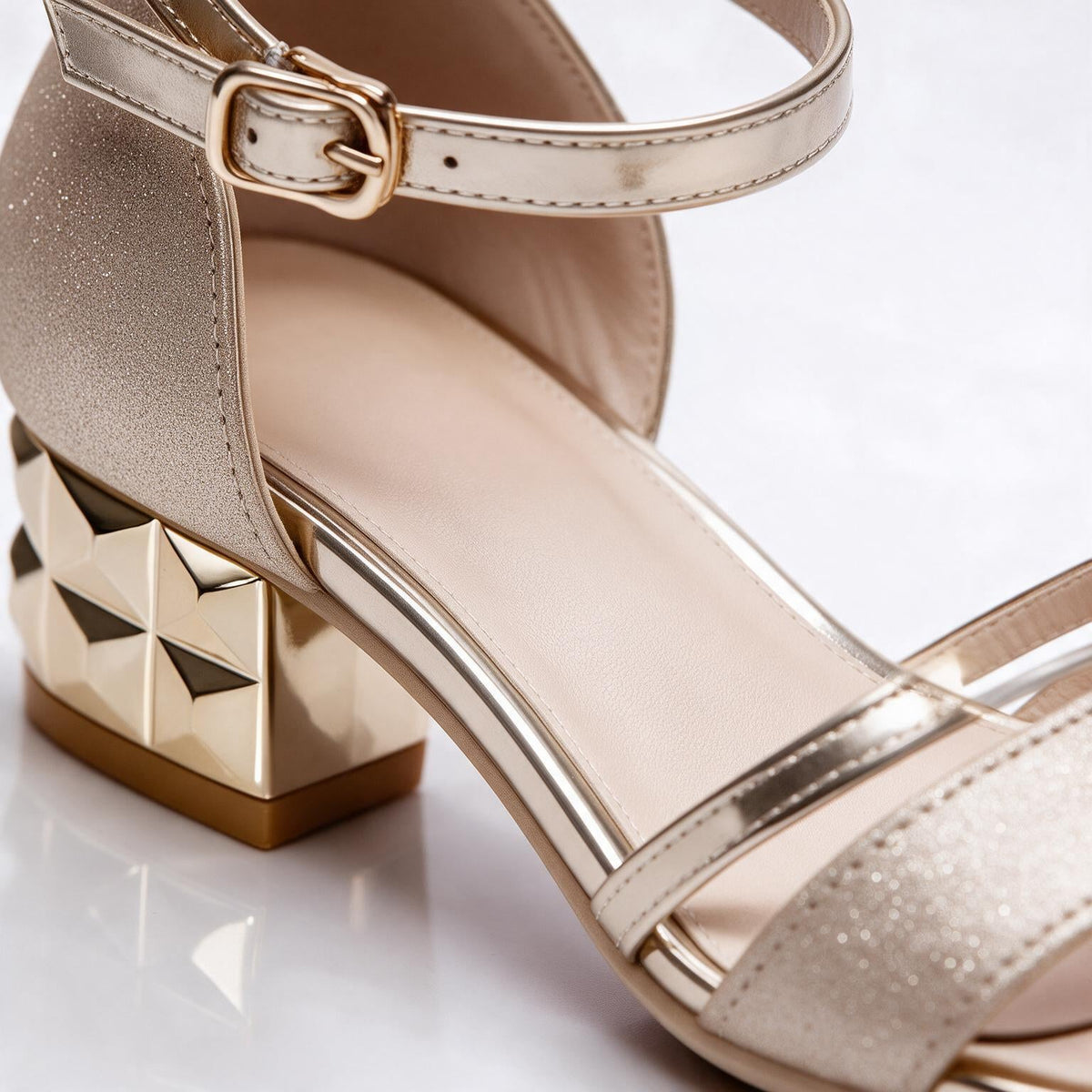 Eleanor Prism Heel Sandals