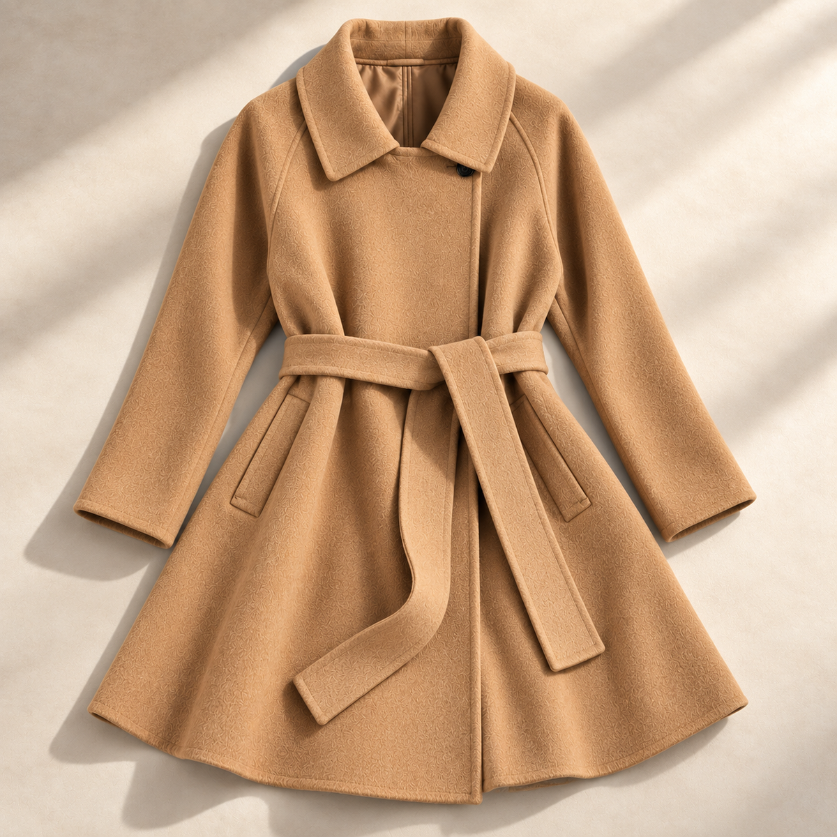 Margaux Belted Wool Coat