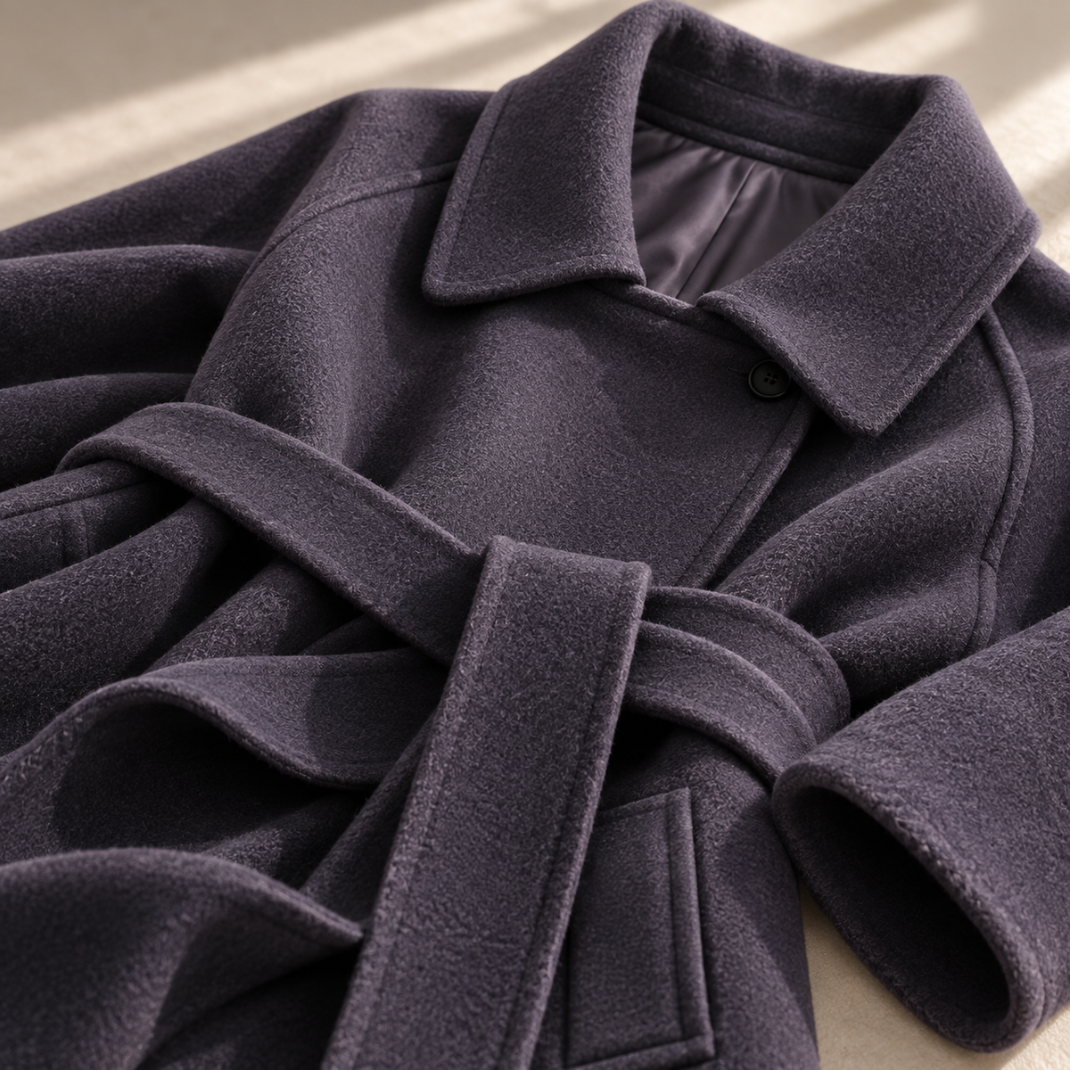 Margaux Belted Wool Coat