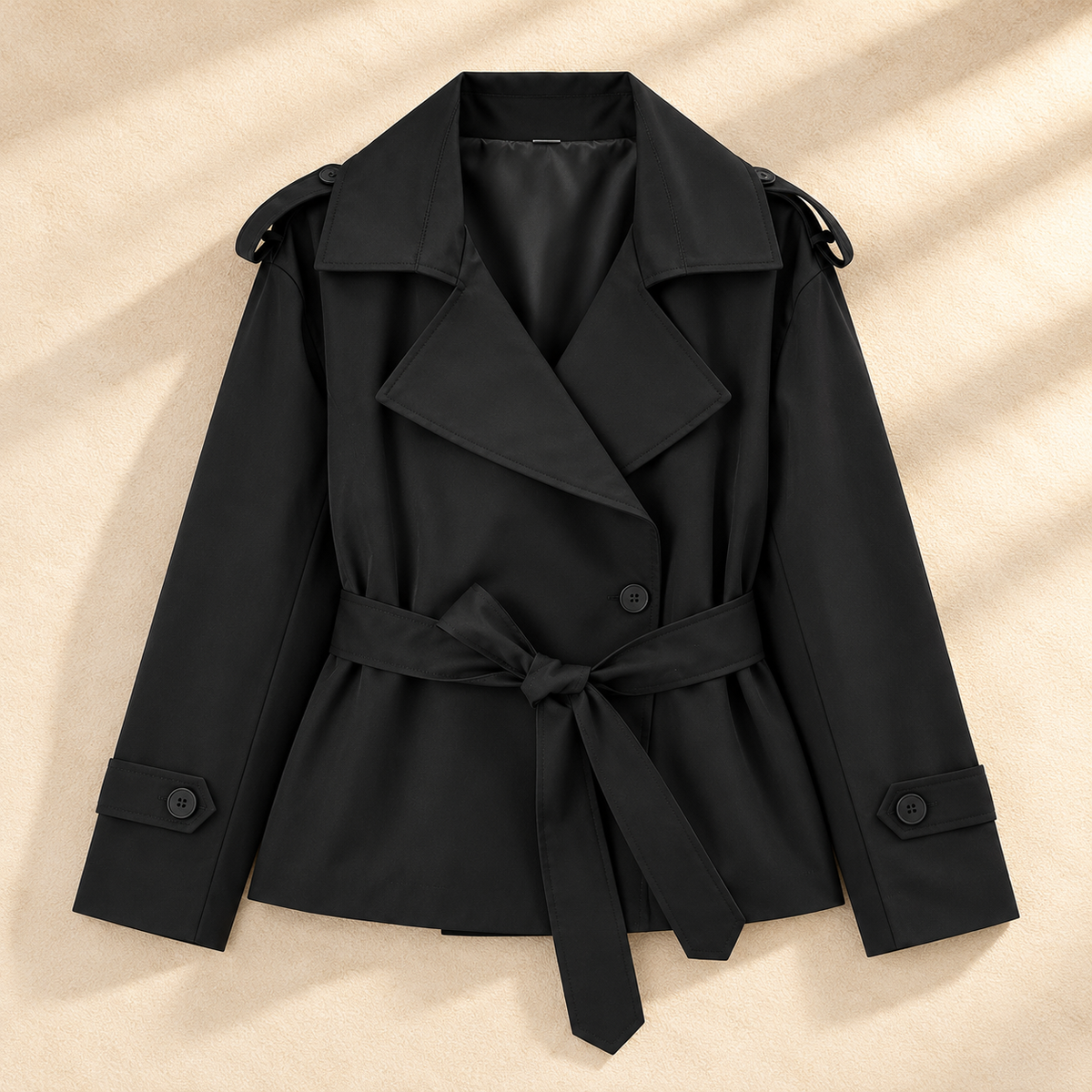 Margaux Belted Trench Jacket