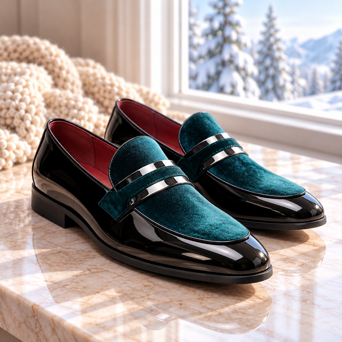 Carlos Velvet Lounge Loafers