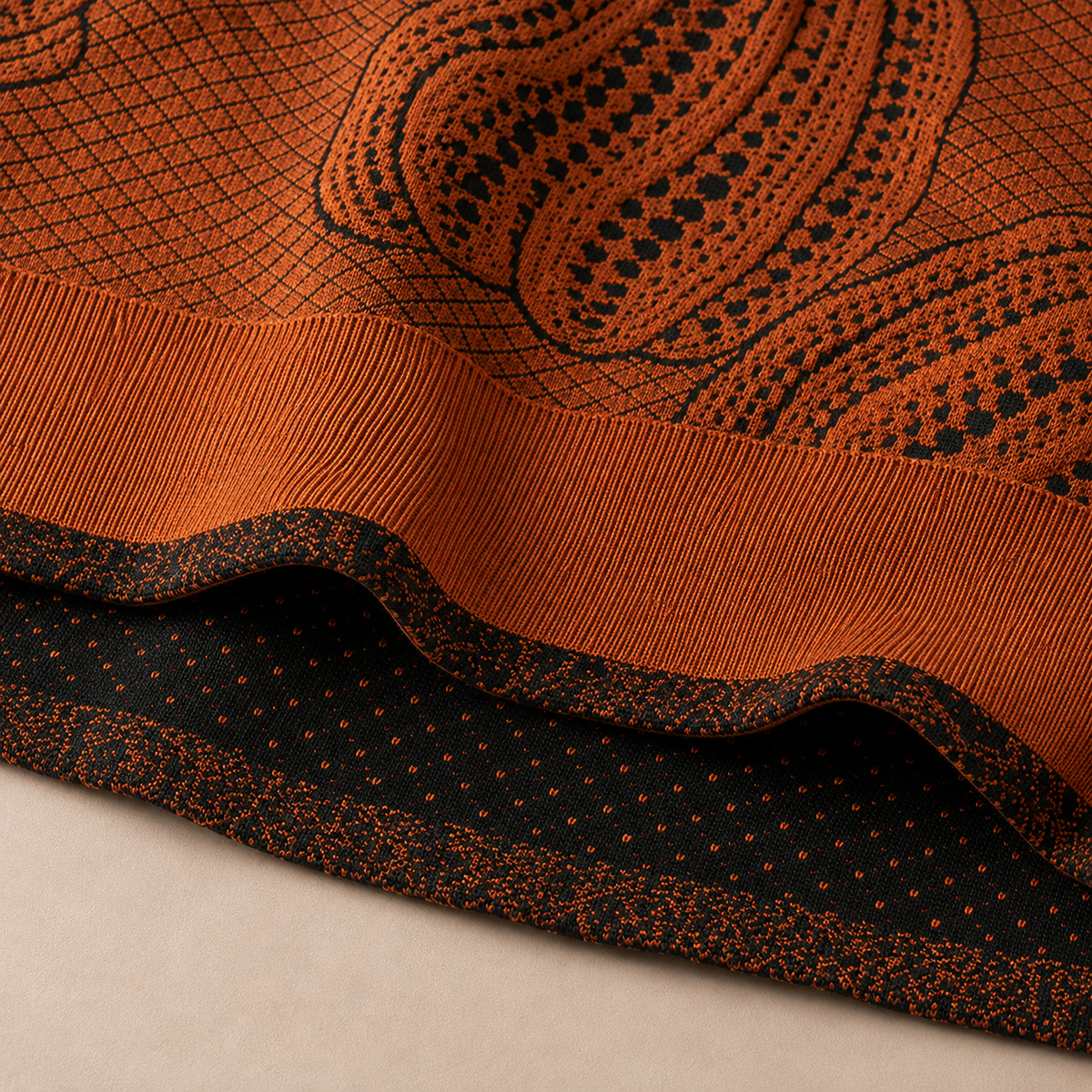 Curtis Pumpkin Knit Sweater