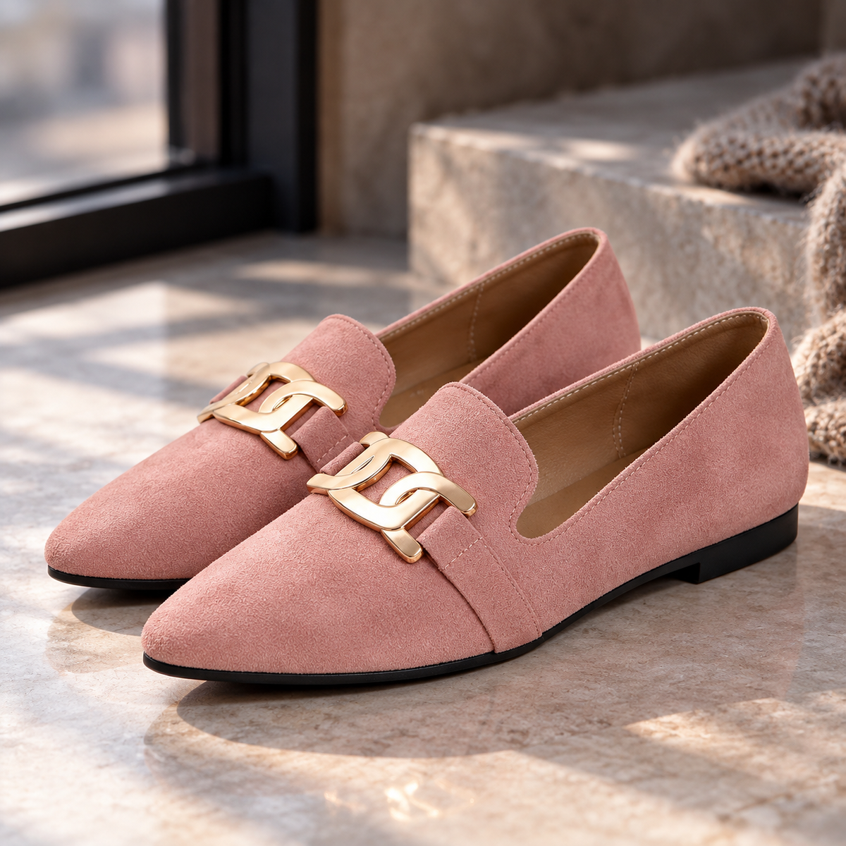 Serene Suede Loafers