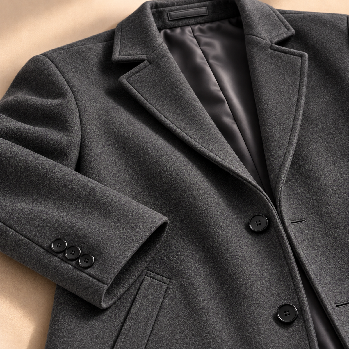 Brandt Notch-Lapel Overcoat