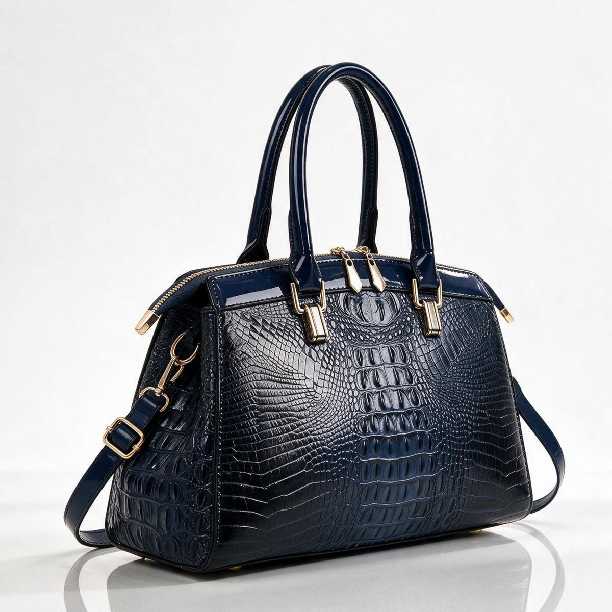 The Carlissa Croc Handbag