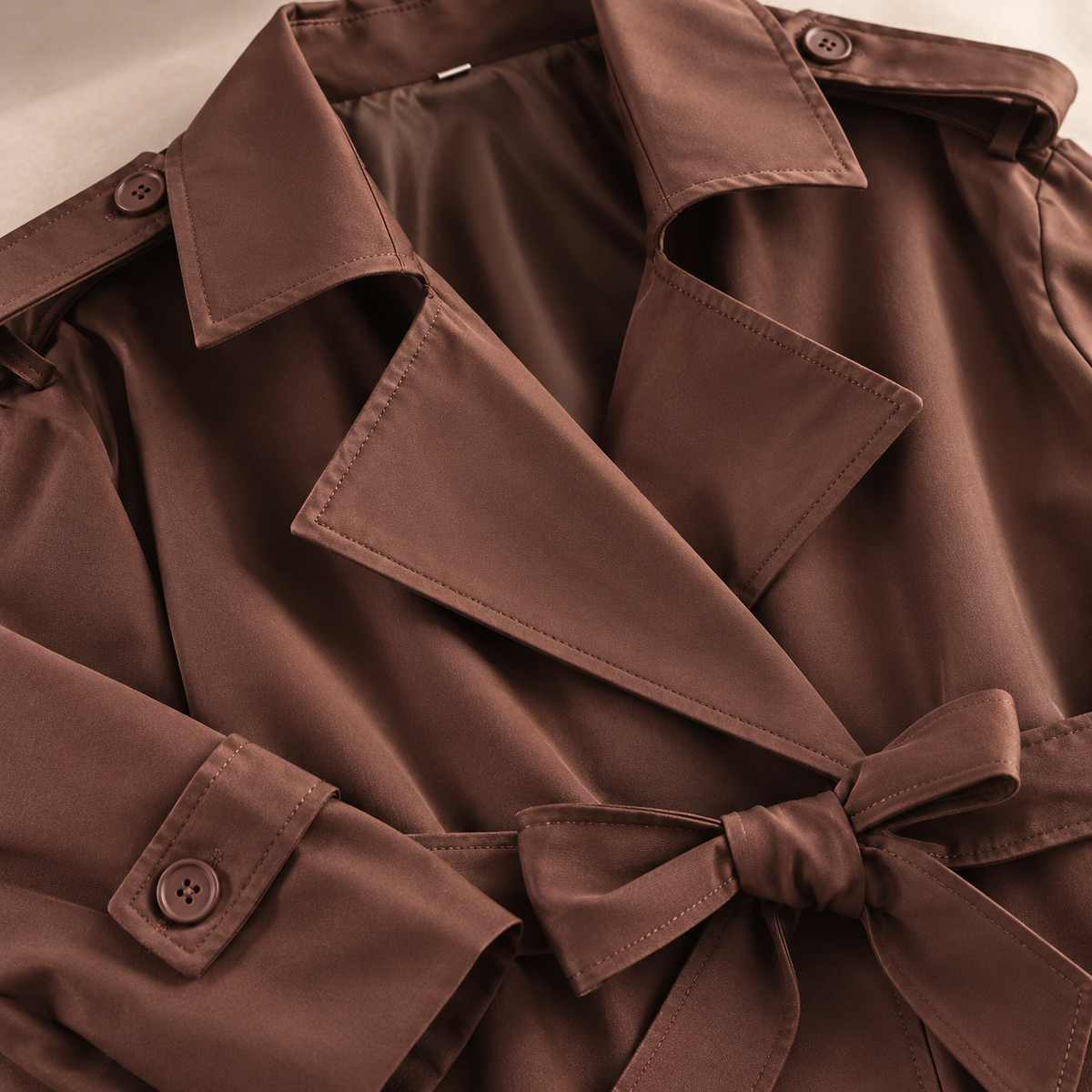 Margaux Belted Trench Jacket