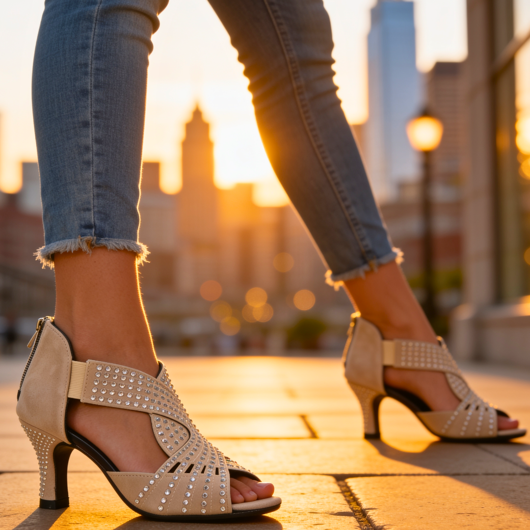 Olivia Rae Rhinestone Heels