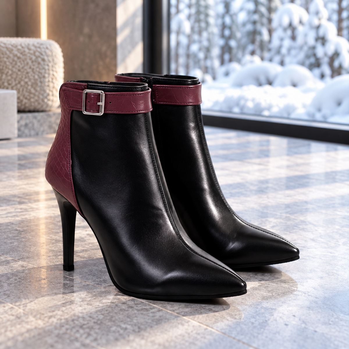 Madeline Buckle Booties