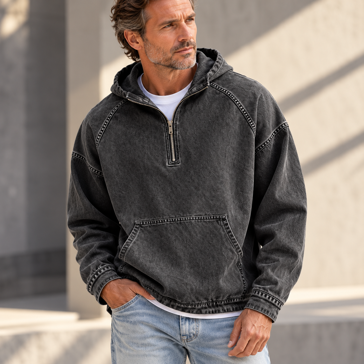 Jackson Washed Zip Hoodie