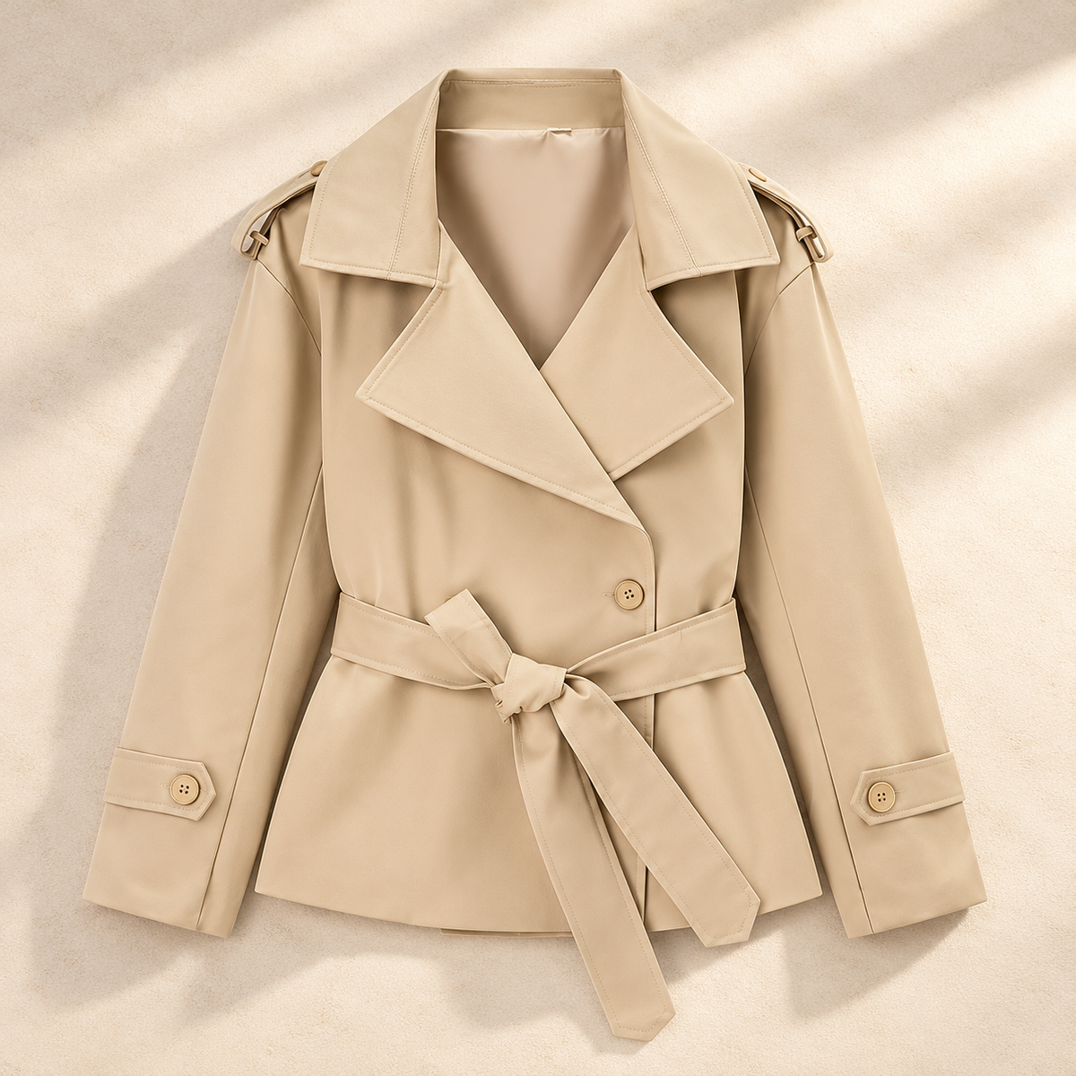 Margaux Belted Trench Jacket