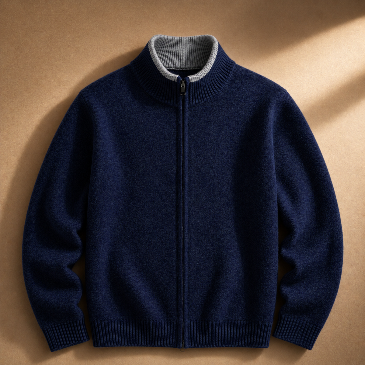 Jasper Brushed Knit Zip