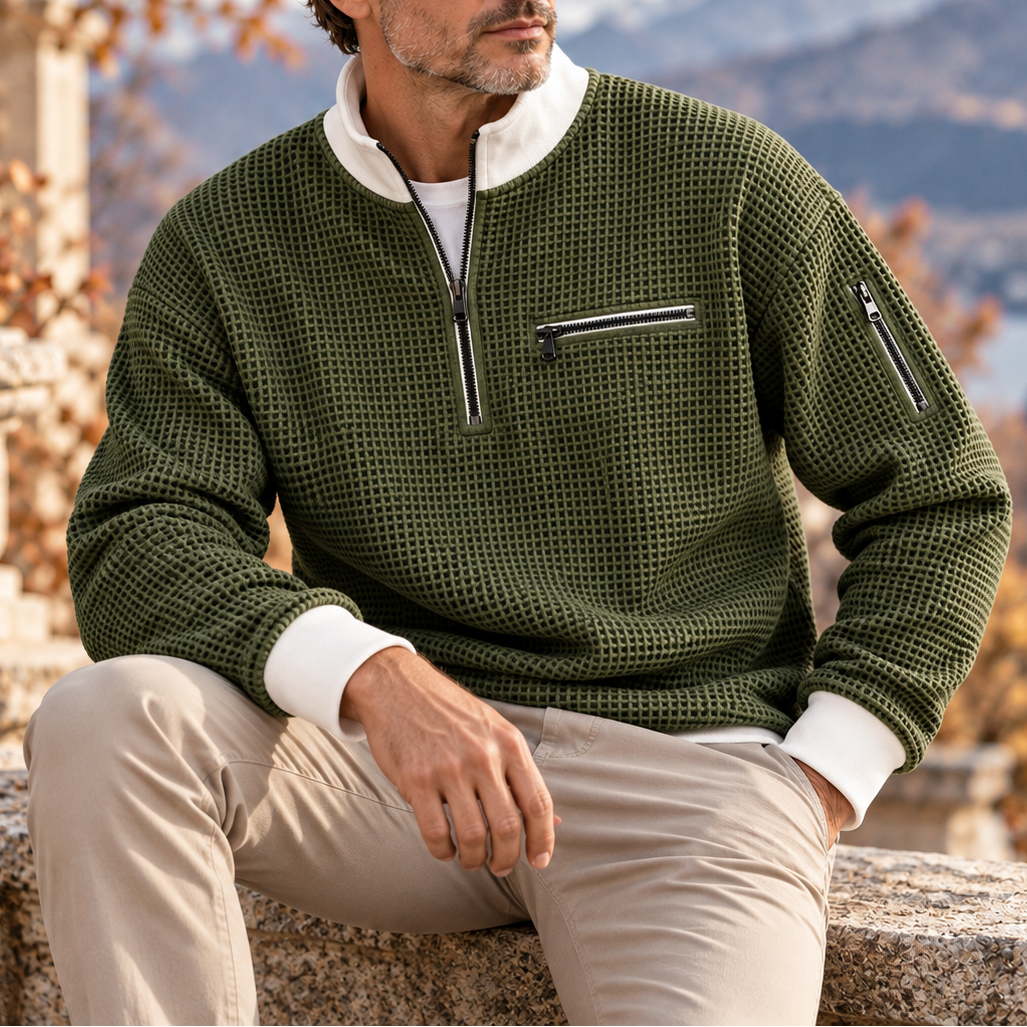 Brant Waffle Quarter-Zip