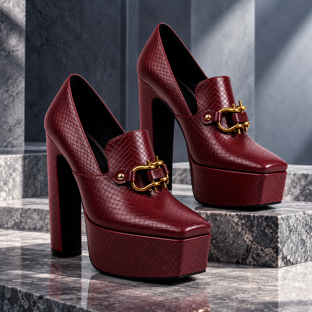 Yvonne Platform Loafer Pumps