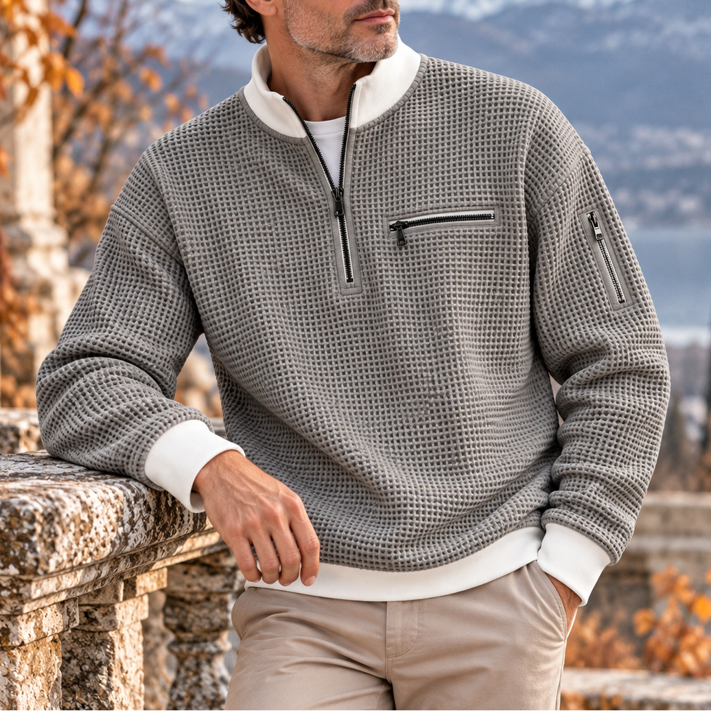 Brant Waffle Quarter-Zip